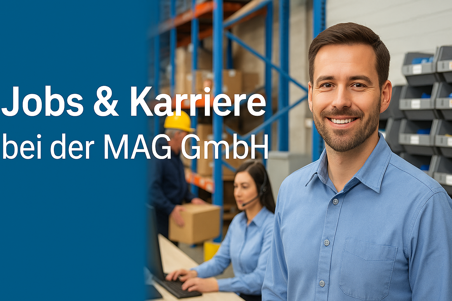 Eindrücke aus Lager, Logistik und Arbeitsbereichen der MAG GmbH